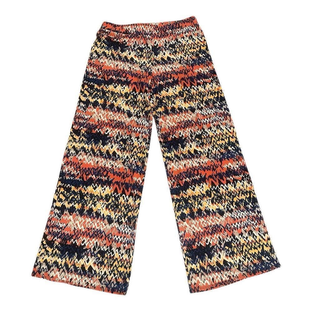 Peck & Peck Women's Multicolor Patterned Pants Ma… - image 2